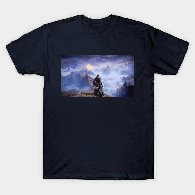 Elden Ring Landscape T-Shirt by Lollik